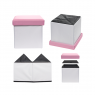 Kids Storage Stool Pink